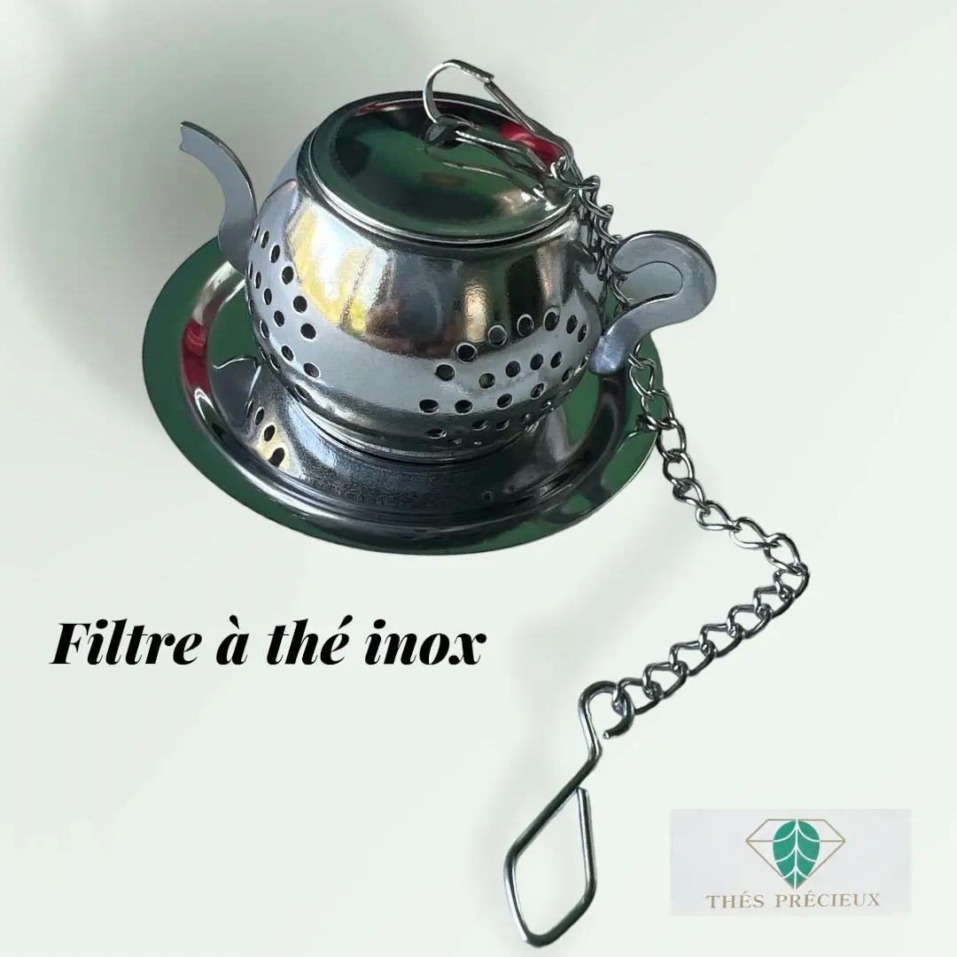 Infuseur de boule à thé en forme de théière en acier inoxydable