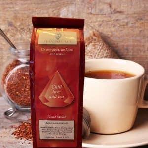 rooibos thé rouge avec sachet personnalisé
