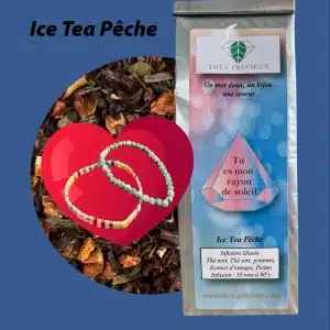coffret ice tea bracelet et sachet d'infusion personnalisé