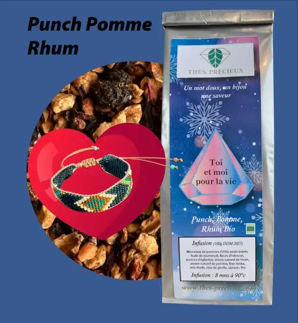 coffret infusion punch rhum et bracelet
