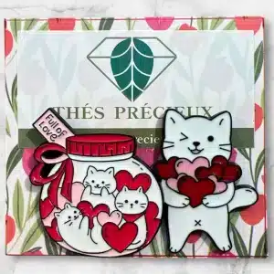 Pins lovely cats, cœur et bonbonnière plein de chatons