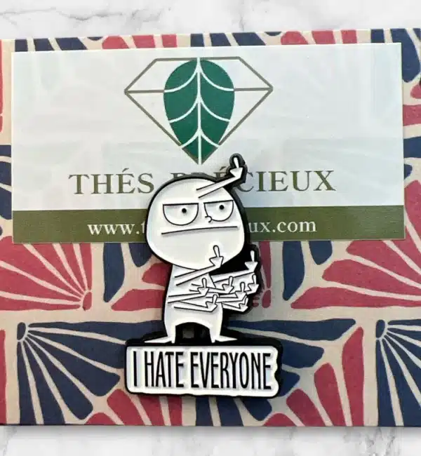 pins i hate everyone doigt d'honneur