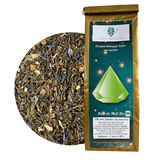 Thé vert Sencha Bio Rêve de Noël